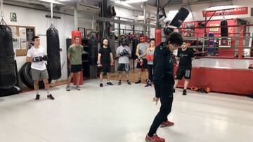 Salida lateral con golpeo