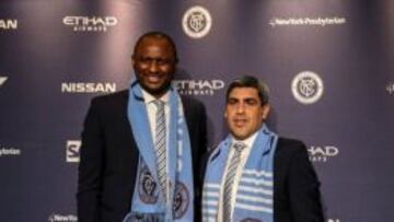 Patrick Vieira, durante su presentación como nuevo entrenador del New York City de la MLS.