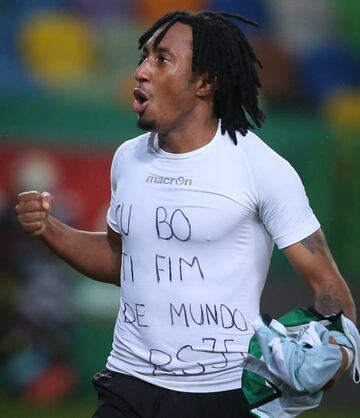 Su buen amigo Gelson Martins le dedicaba un gol estando él ya en prisión como forma de mostrarle su apoyo.