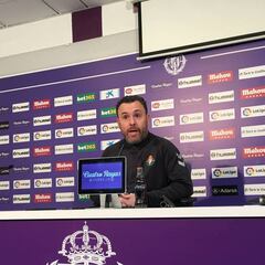 Sergio González, alerta ante la visita al Huesca