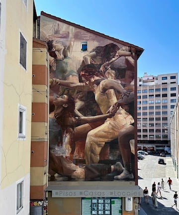 Este mural es parte de un proyecto de StarterProyectos y Cicbuny, en Burgos. Fue creado en diciembre de 2024 y est ubicada en la calle Hortelanos de la capital burgalesa. 