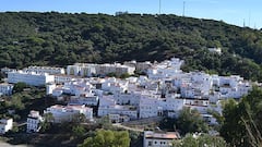 Imagen aérea del municipio de Alcalá de los Gazules, ubicado en la provincia de Cádiz.