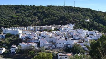 Imagen aérea del municipio de Alcalá de los Gazules, ubicado en la provincia de Cádiz.