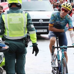 Luis León, tras su caída: “En mi cabeza sólo está llegar a Madrid”