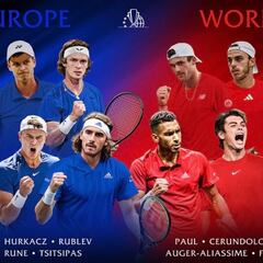 Desvelados los 12 protagonistas de la Laver Cup 2023