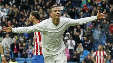 Cristiano Ronaldo celebra un gol ante el Sporting.