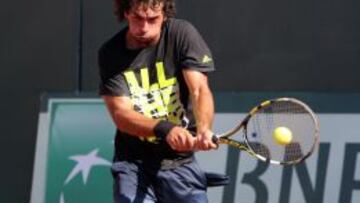 Gonzalo Lama luchaba por ser uno de los singlistas de Chile ante Perú.