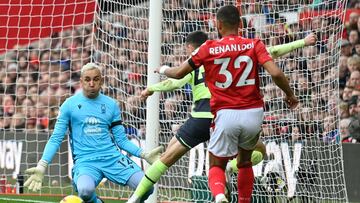 Keylor Navas, la clave en el empate del Nottingham ante el City
