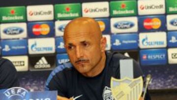 El técnico del Zenit, en rueda de prensa.