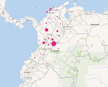 Mapa de casos y muertes por coronavirus por departamentos en Colombia: hoy, 27 de julio
