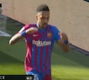El primer gol de Aubameyang con el Barça es una locura: vean y alucinen dónde la puso