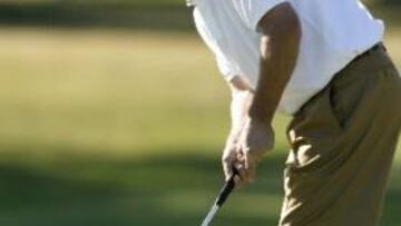 <b>SIETE BIRDIES.</b> El tenista español firmó siete 'birdies' sin fallo en su estreno esta temporada.