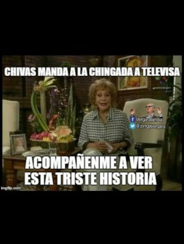 Los mejores memes sobre la salida de Chivas de Televisa