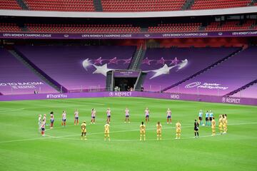 Las mejores im¨¢genes del Atl¨¦tico de Madrid - Barcelona de Champions League femenina