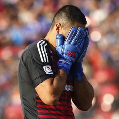 El declive de Herrera: el arquero que menos ataja en el torneo