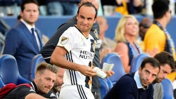 Landon Donovan bromeó con necesitar un tanque de oxígeno