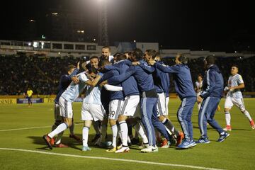 Argentina celebrate