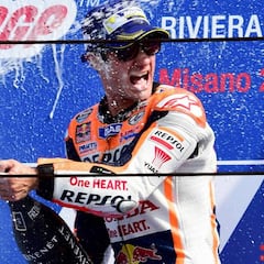 Pedrosa escapó de la peor crisis de su historia con su victoria