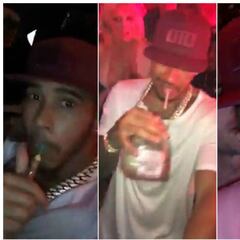 Lewis Hamilton 'comparte' sus juergas nocturnas