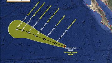 Huracán Estelle: trayectoria y cómo avanza hoy | Estados afectados, 20 de julio