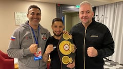 Carlos Formento, Samuel Carmona y Karim Bouzidi.