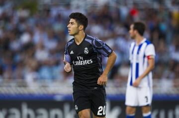 Marco Asensio scored a stunning lob on LaLiga's opening day at Real Sociedad