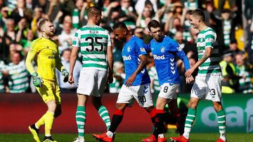 Celtic ante Rangers por la Liga de Escocia.