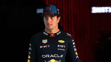 Sergio Perez (N-11) of Mexico, Oracle Red Bull Racing during qualifying ahead of the F1 Grand Prix of Bahrain at Bahrain International Circuit on March 01, 2024 in Bahrain, Bahrain.