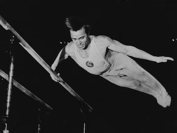 La Unión Soviética fue el país que más medallas conquistó en gimnasia, un total de 23 metales (11 oros, 6 platas y 6 bronces). Viktor Tschukarin fue uno de los más destacados al colgarse tres medallas tanto en individual como en equipo. 
