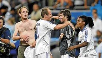 <b>ACLAMADO. </b>Robben entró por Raúl con el 11 a la espalda tras calentar durante 25 minutos.