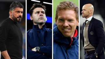 Los nueve entrenadores que han rechazado al Tottenham