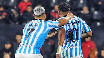 Roger Martínez le dio el triunfo a Racing sobre Newell's en la Liga Argentina.