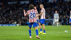 Real Sociedad 1-1 Atlético de Madrid: resumen, goles y resultado