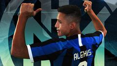 Alexis dio su primera entrevista en el Inter en un fluido italiano