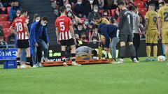 07/03/22  PARTIDO PRIMERA DIVISOIN 
 ATHLETIC DE BILBAO - LEVANTE 
 CAMILLA LESION MORALES