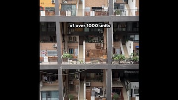 El surrealista barrio de China en el que viven miles de personas: “Parece una casa de muñecas”
