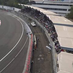 Espectacular accidente de Bottas en la clasificación de México