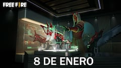 Códigos Free Fire de hoy 8 de enero de 2022; todas las recompensas gratis