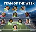 Lucas, Luis Suárez y cuatro del Wolfsburgo en el once ideal