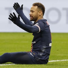Neymar, baja para el PSG-Barça