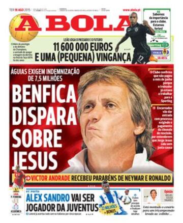 Portadas de la prensa deportiva