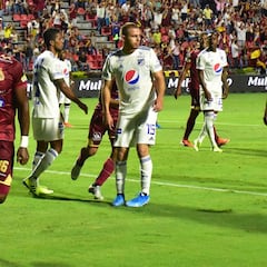 Millonarios pierde con Tolima, que se acerca a los ocho