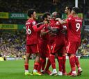 Resumen y goles del Norwich vs. Liverpool de la Premier