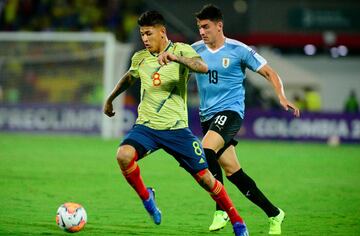 La Selección Colombia cayó 1-3 ante Uruguay en el último encuentro del Torneo Preolímpico y se quedó sin cupo a los Juegos Olímpicos