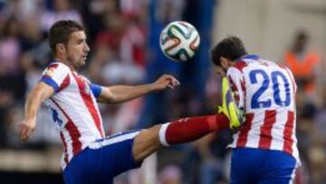 Gabi, en una acci&oacute;n del partido.