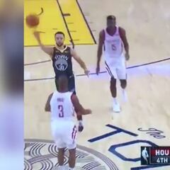 La canasta no contó pero merece la pena verla: Curry, sobradísimo