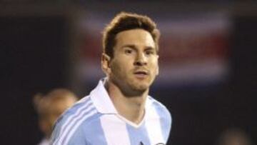Messi, con la selección argentina
