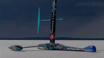 Emirates Team New Zealand bate el récord de velocidad a vela en tierra: 222,4 km/h