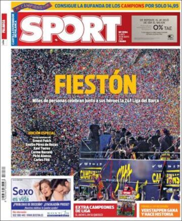 Portadas de la prensa mundial