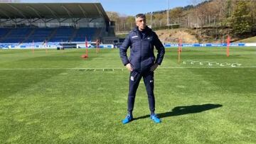 El mensaje de Imanol a los aficionados de la Real Sociedad
